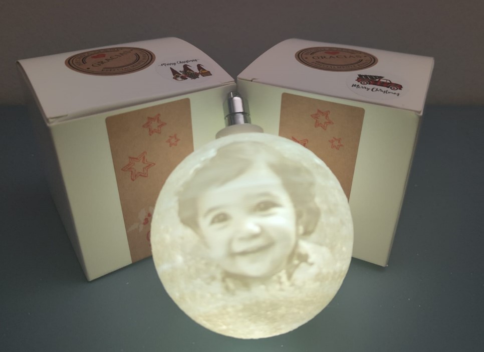 Pack 2 bolas de Navidad